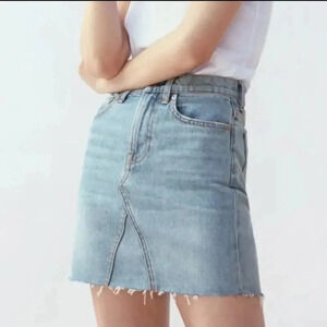 Everlane The Reconstruction Denim Skirt Size 29